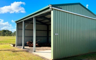 Farm Shed in Pale Eucalypt